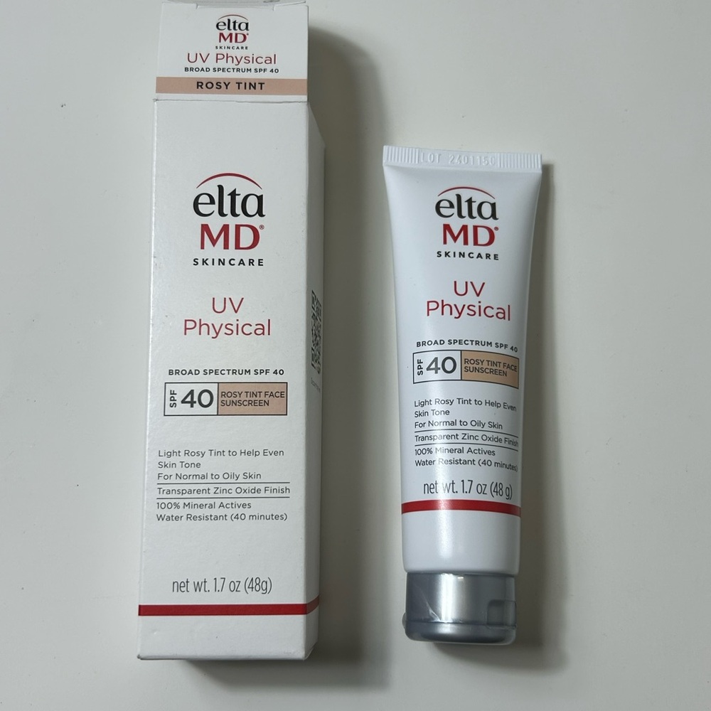 BRAND NEW EltaMD UV Physical Broad-Spectrum SPF 40 Rosy Tint sunscreen